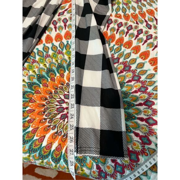 New Agnes & Dora plaid black and white soft leggings - Picture 3 of 6